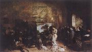 Gustave Courbet The Artist-s Studio Sweden oil painting artist